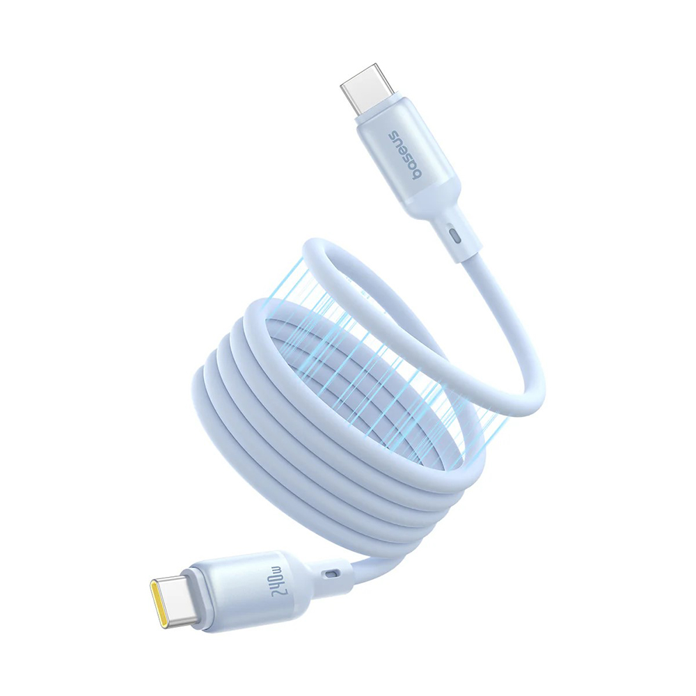 Baseus Data Cable PicoGo magnetický Type-C na Type-C 240W 1m modrý