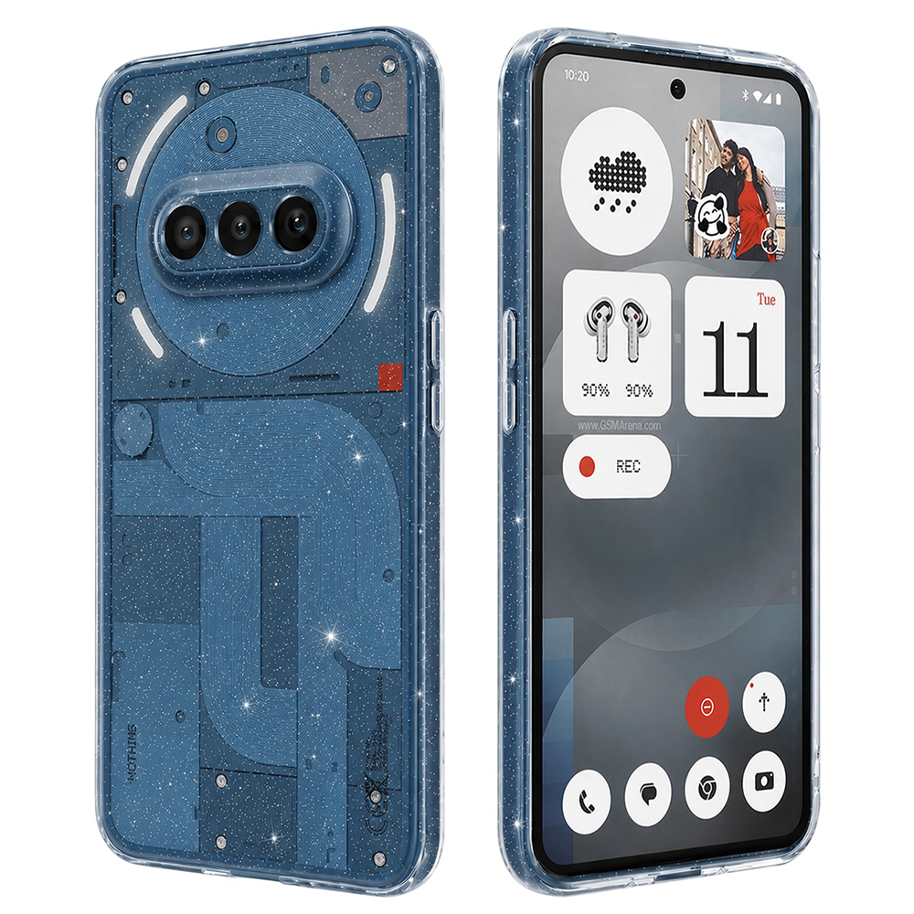 Techsuit SparkleSkin Series Nothing Phone (3a) průhledný obal