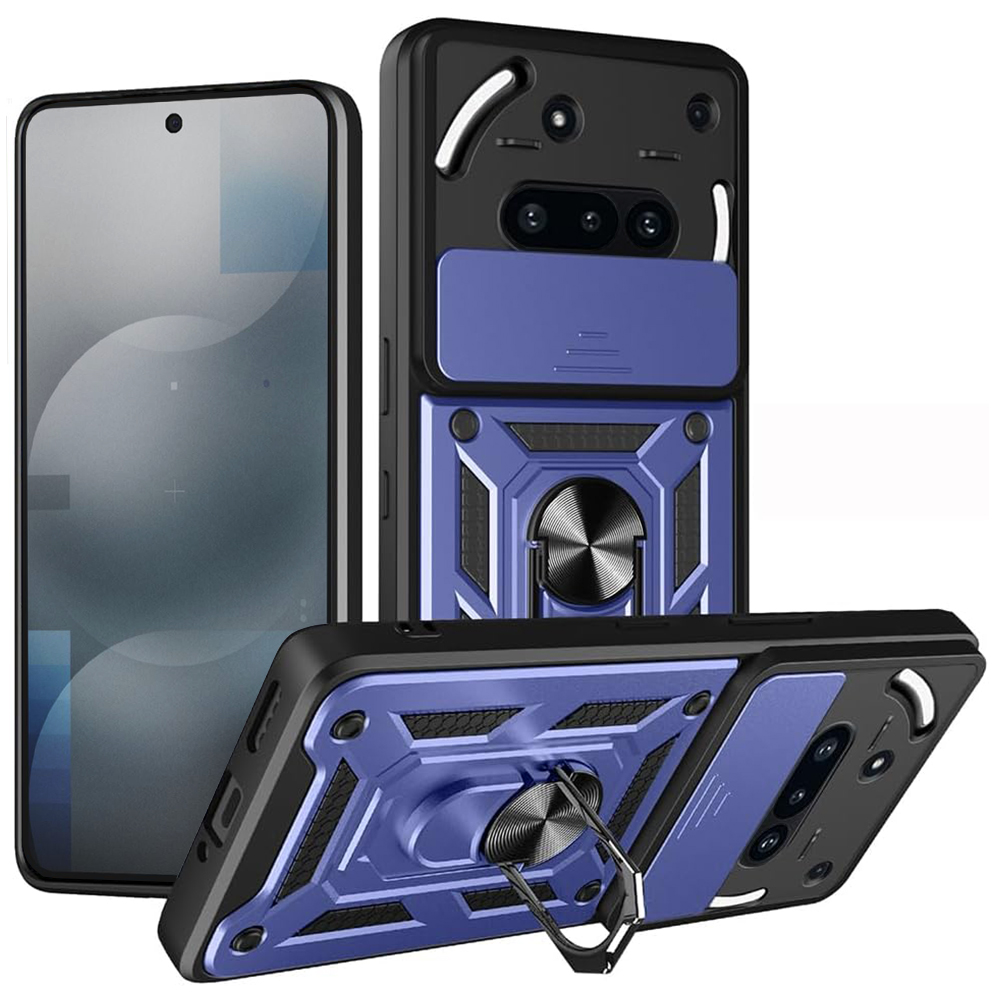 Techsuit CamShield Series pouzdro pro Nothing Phone (3a) modré