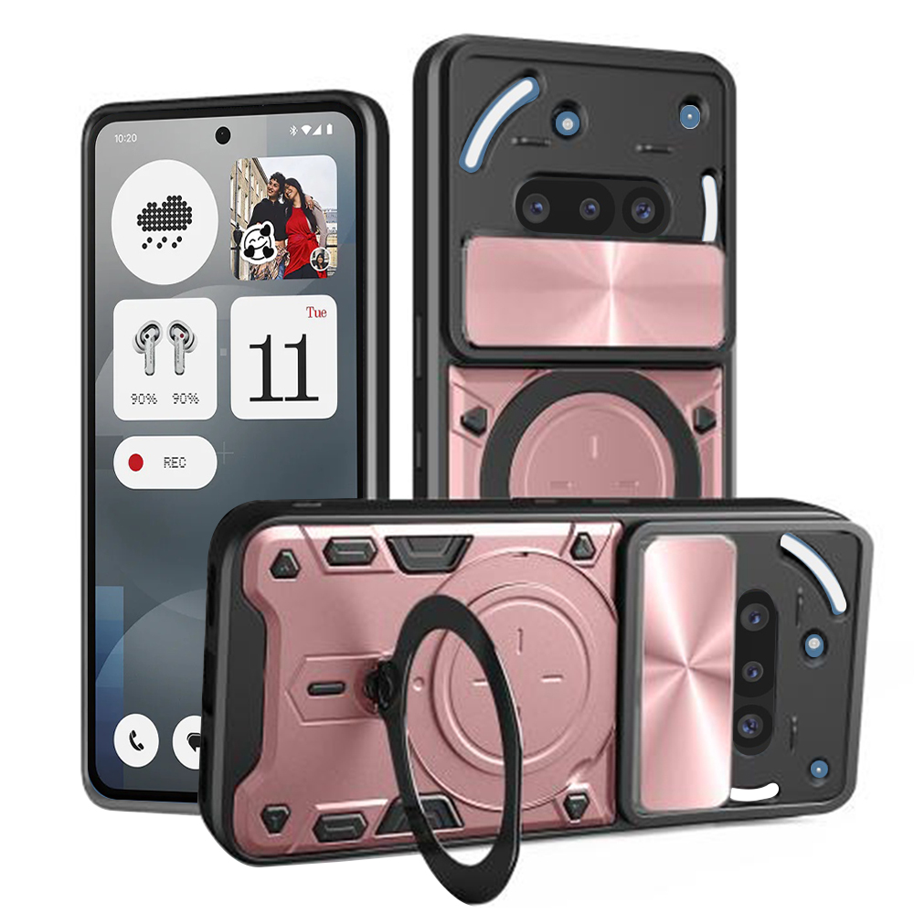 Ochranné pouzdro Techsuit CamGuard Pro pro Nothing Phone 3a růžově zlatá