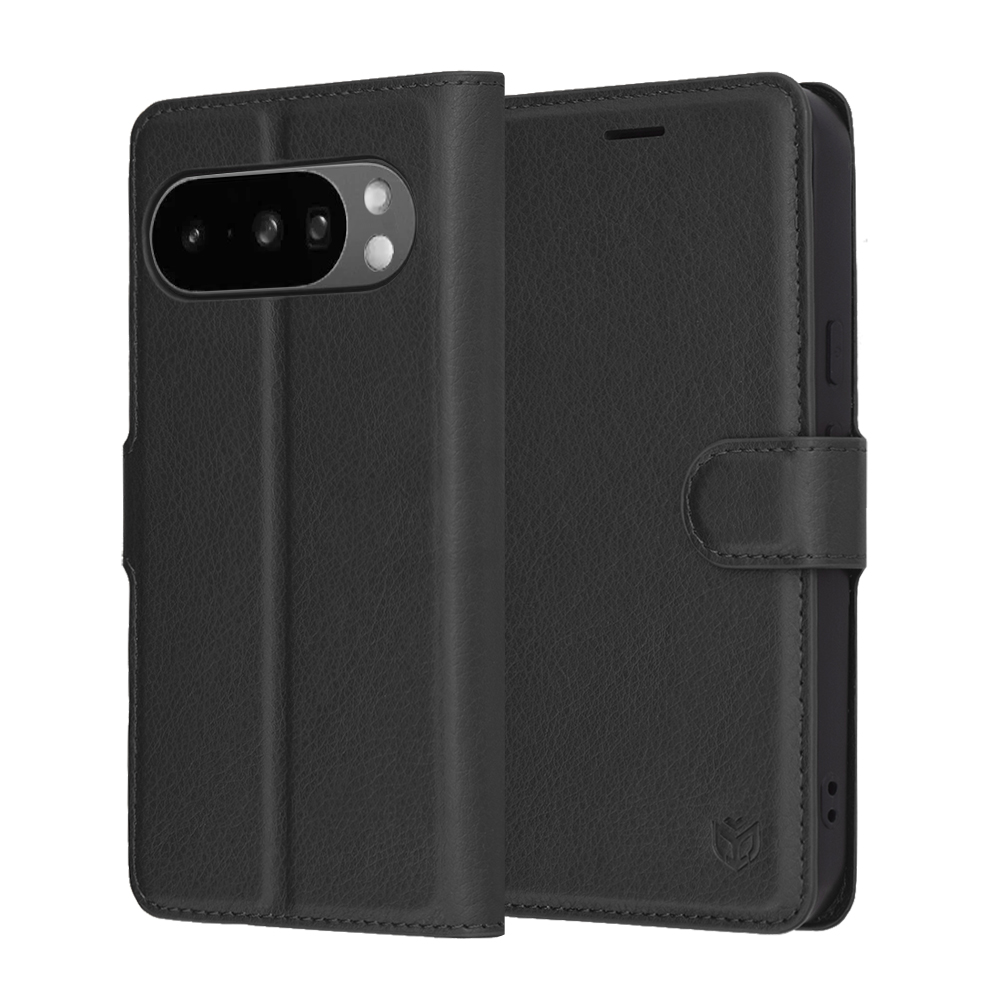 Techsuit kožené pouzdro Google Pixel 10 Pro XL černé