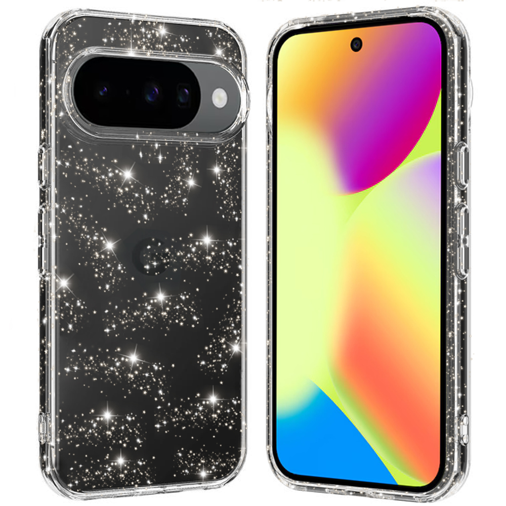 Techsuit SparkleSkin Series Google Pixel 10 / 10 Pro průhledný obal