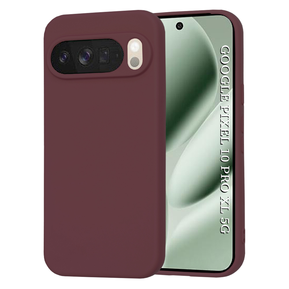 Techsuit SoftFlex Google Pixel 10 Pro XL švestkově červený
