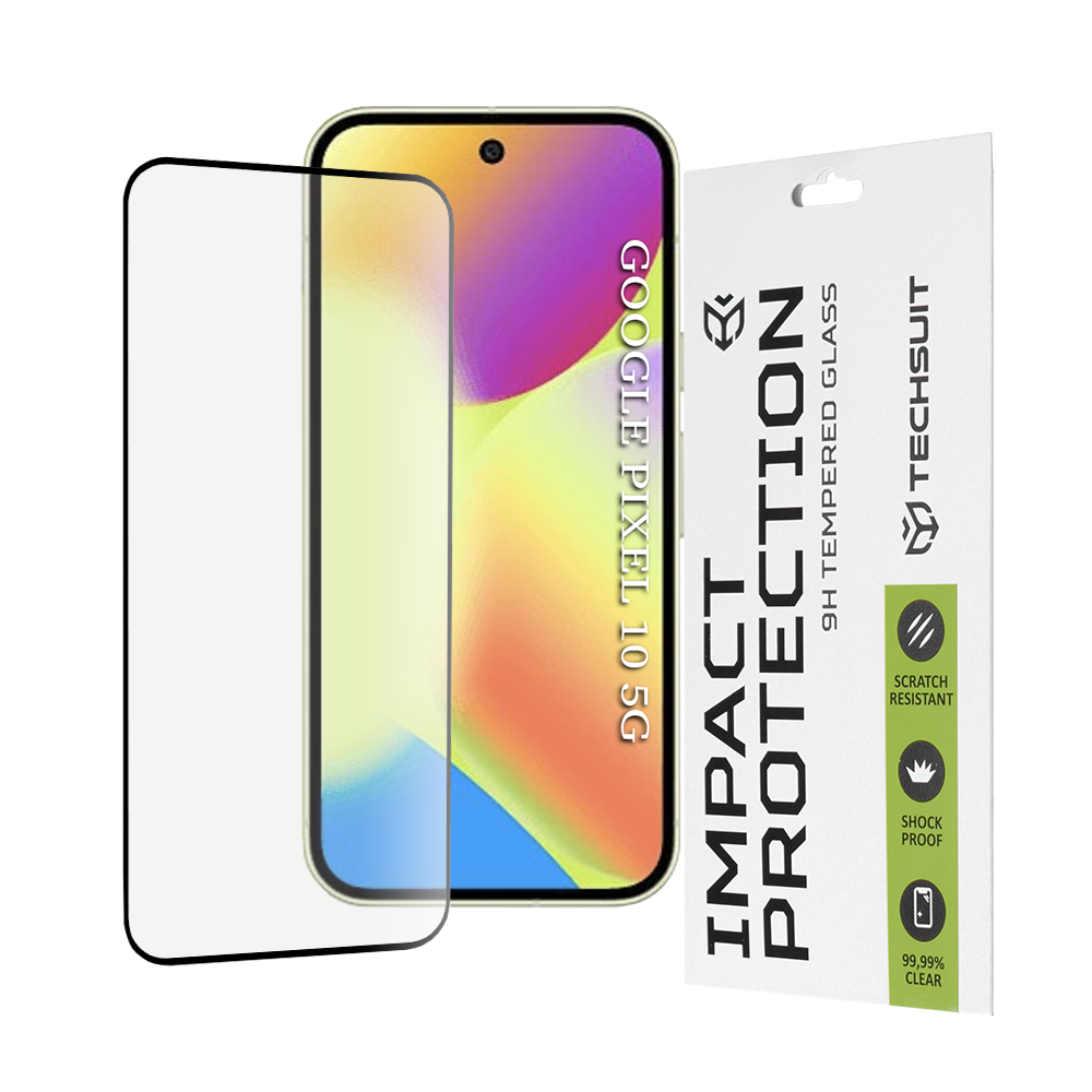 Ochranné sklo Techsuit 111D pro Google Pixel 10 černé