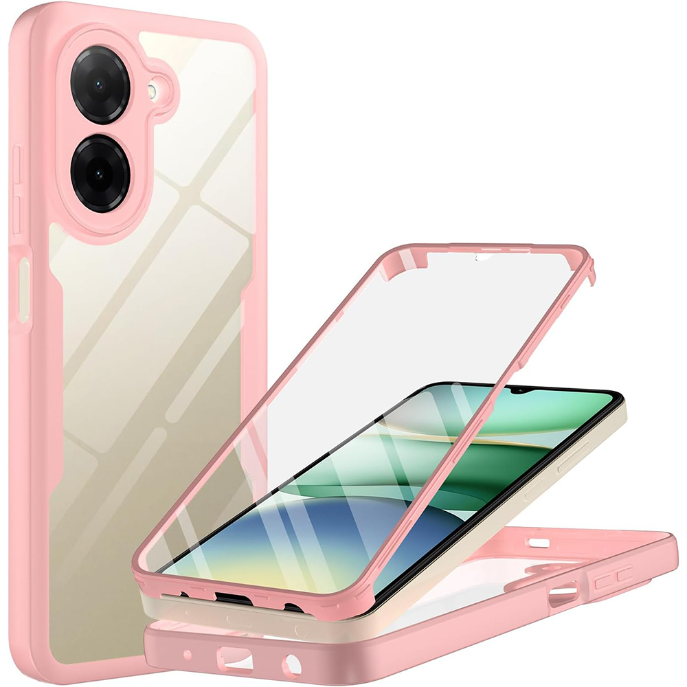 Techsuit ColorVerse 360 Series + Ochranné sklo Xiaomi Redmi A5 4G Růžová