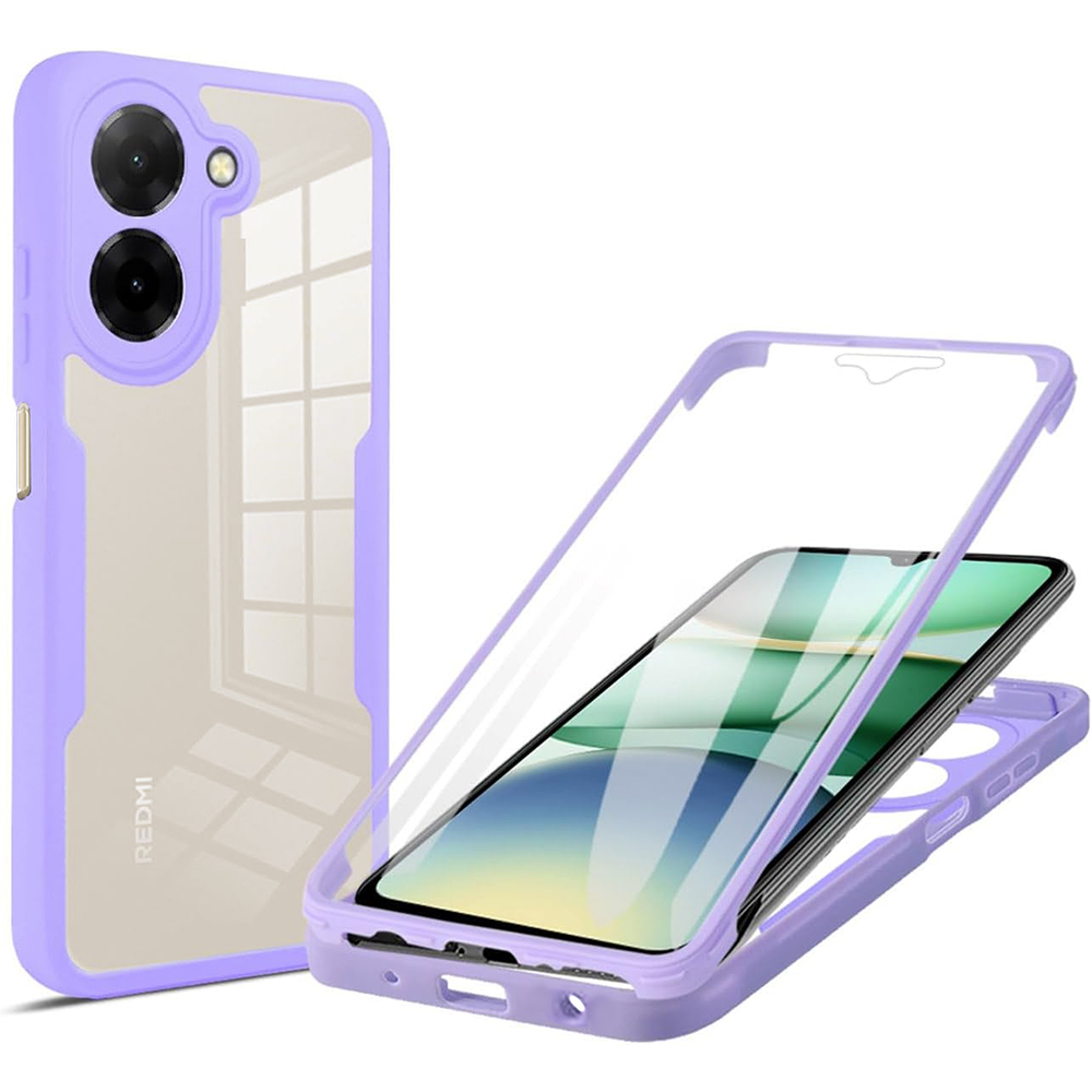 Techsuit ColorVerse 360 Series + Ochranná fólie Xiaomi Redmi A5 4G Fialová