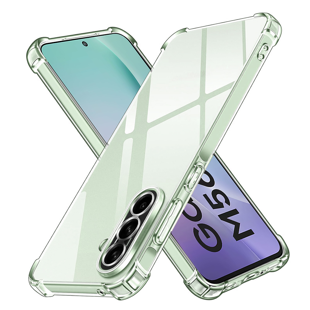 Techsuit Shockproof průhledný silikonový obal Samsung Galaxy M56 průhledný