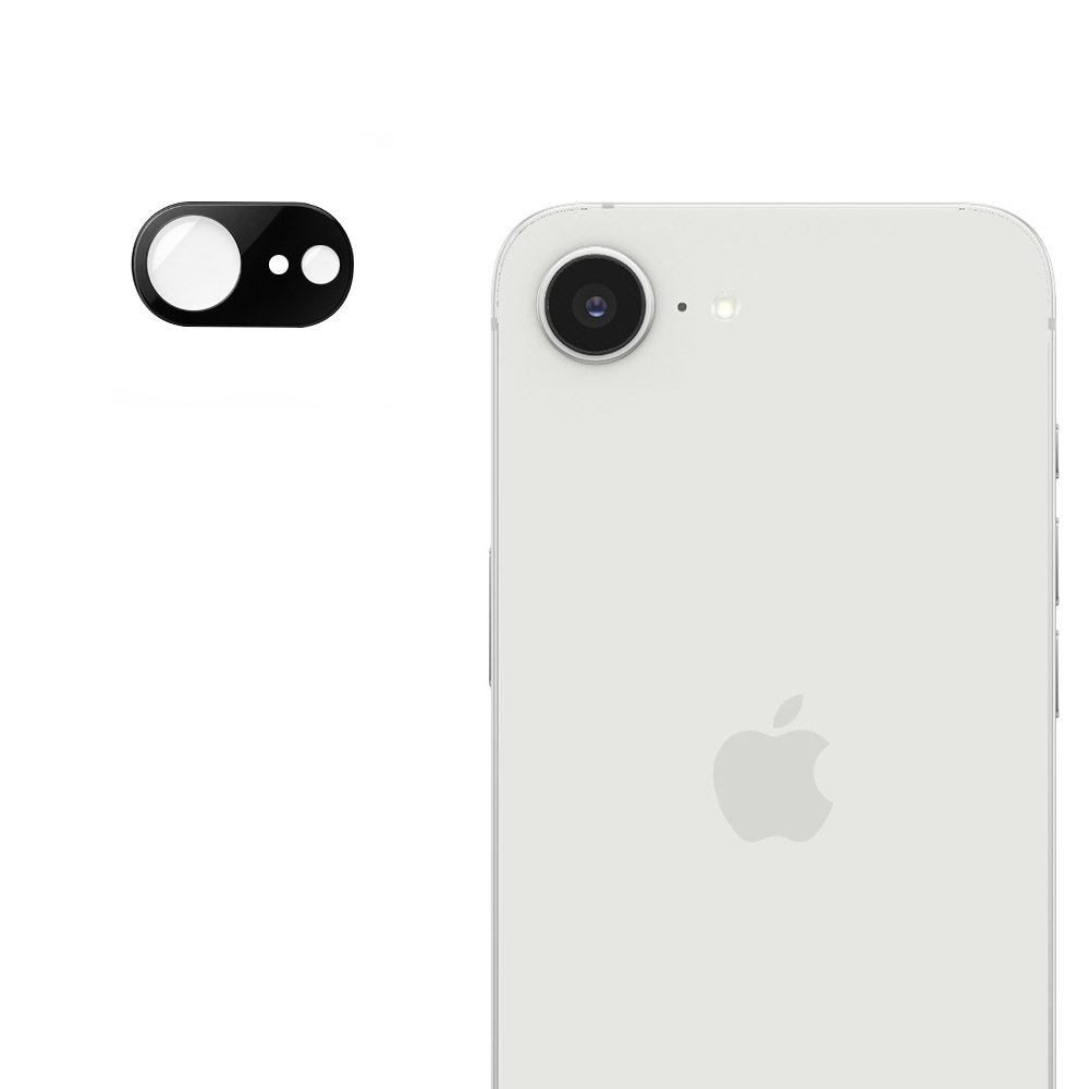 Techsuit ochranné sklo na fotoaparát iPhone 16e černé