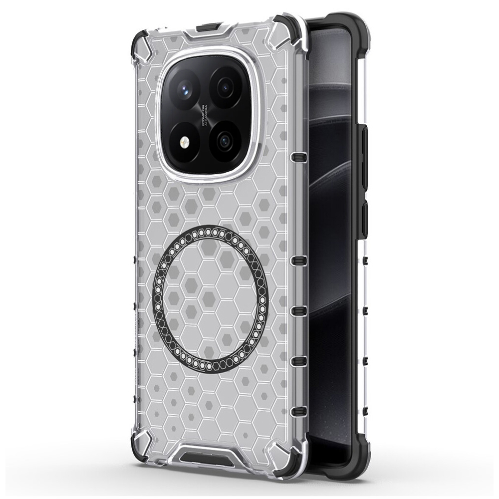 Techsuit HoneyComb Shield MagSafe pro Xiaomi Redmi Note 14 Pro+ 5G bílý