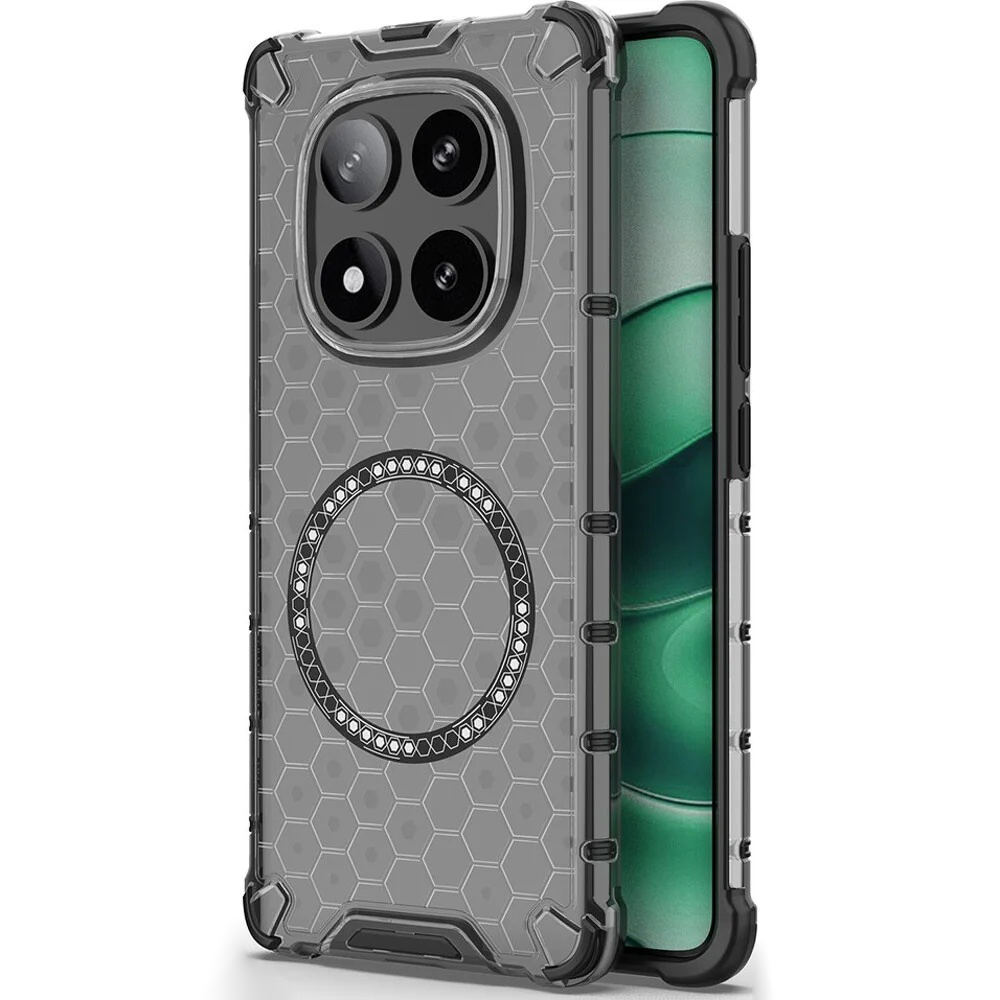 Techsuit HoneyComb Shield MagSafe pro Xiaomi Redmi Note 14 Pro 5G Poco X7 černá