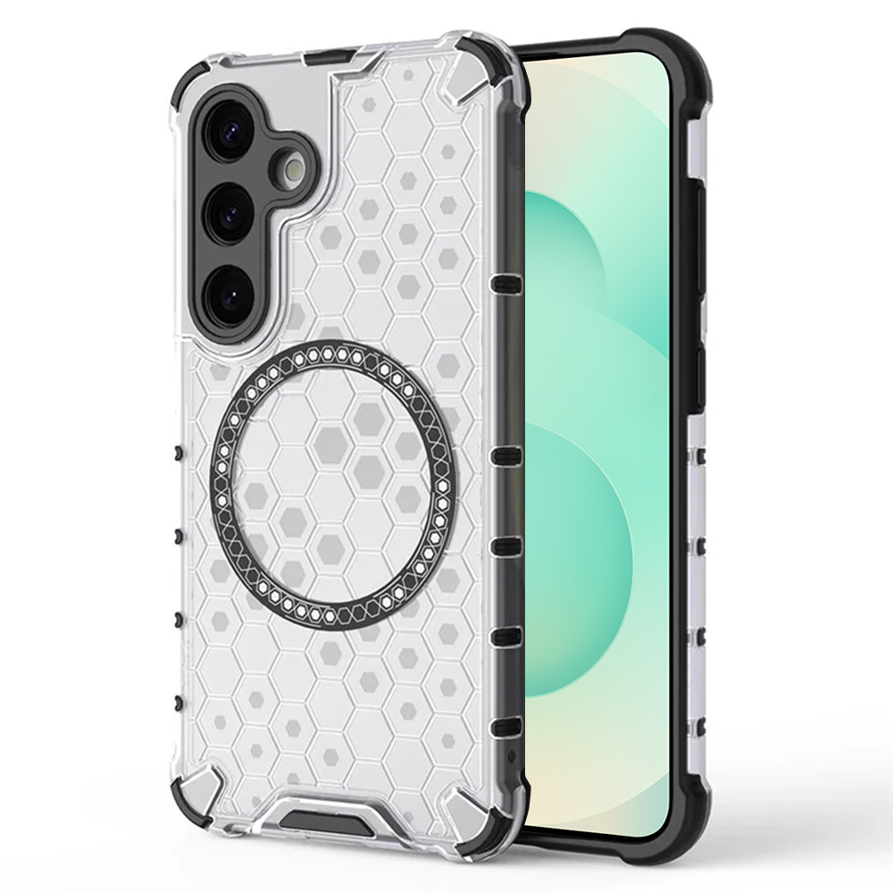 Techsuit HoneyComb Shield MagSafe pro Samsung Galaxy S25 Plus bílý