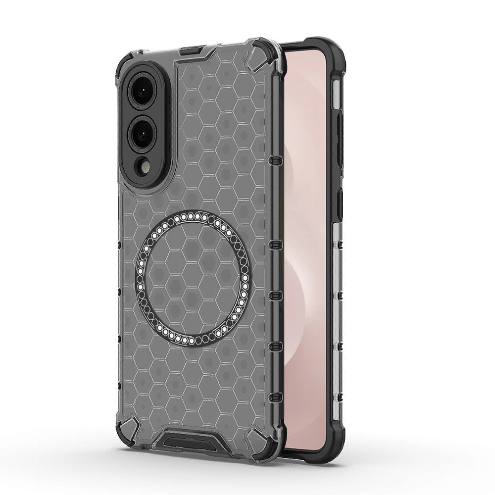 Techsuit HoneyComb Shield MagSafe pro Samsung Galaxy S25 Edge černá