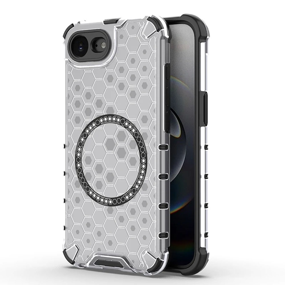 Techsuit HoneyComb Shield MagSafe pro iPhone 16e bílý