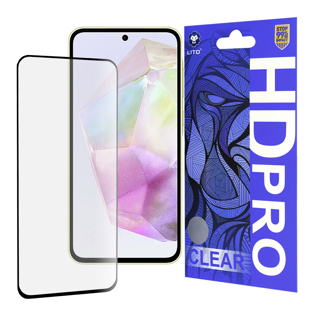 Lito HD Pro Clear pro Samsung Galaxy A35 5G černý
