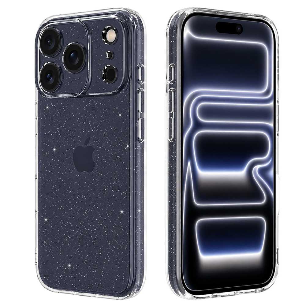 Techsuit SparkleSkin Series iPhone 17 Pro průhledný obal