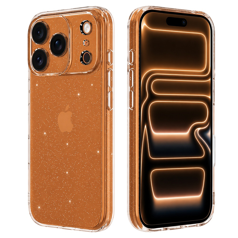 Techsuit SparkleSkin Series iPhone 17 Pro Max průhledný obal