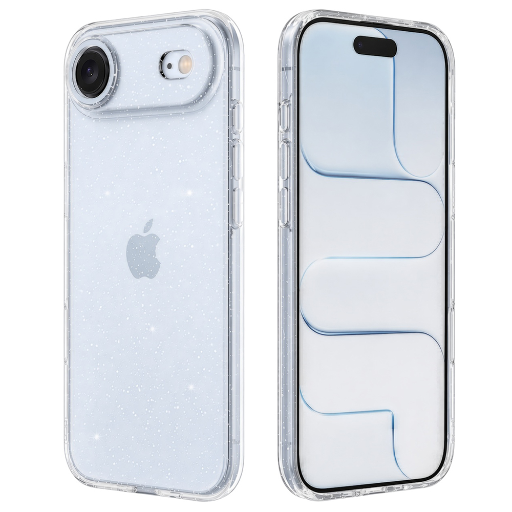 Techsuit SparkleSkin Series iPhone 17 Air průhledný obal