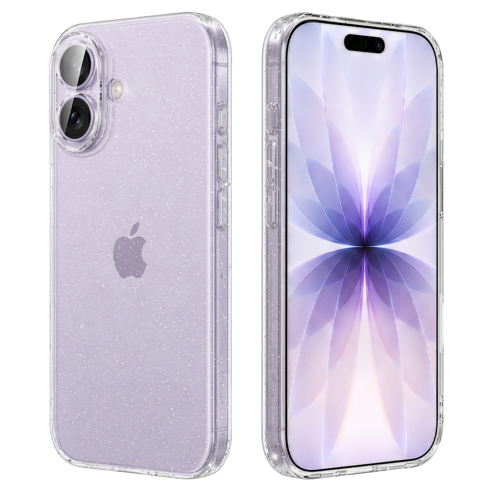 Techsuit SparkleSkin Series iPhone 17 průhledný obal