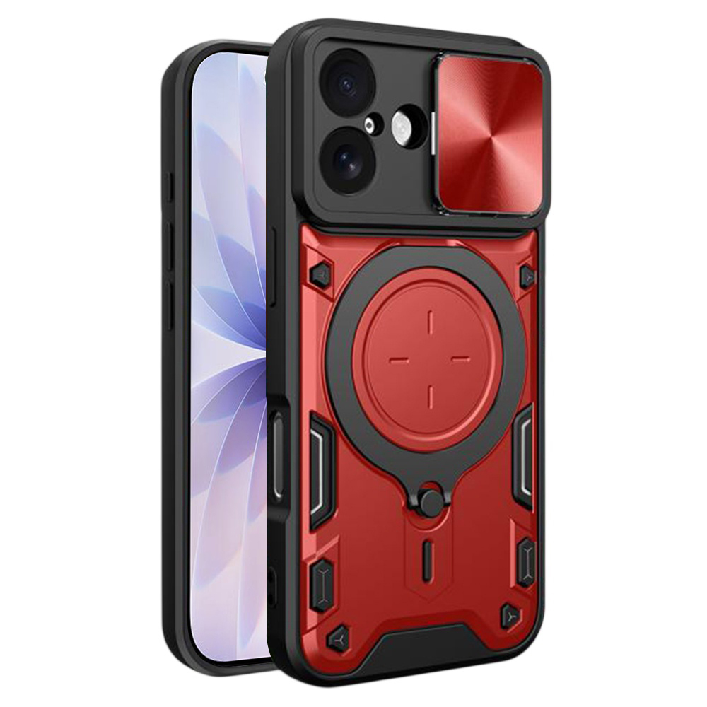 Techsuit CamGuard Pro pro iPhone 17 červený