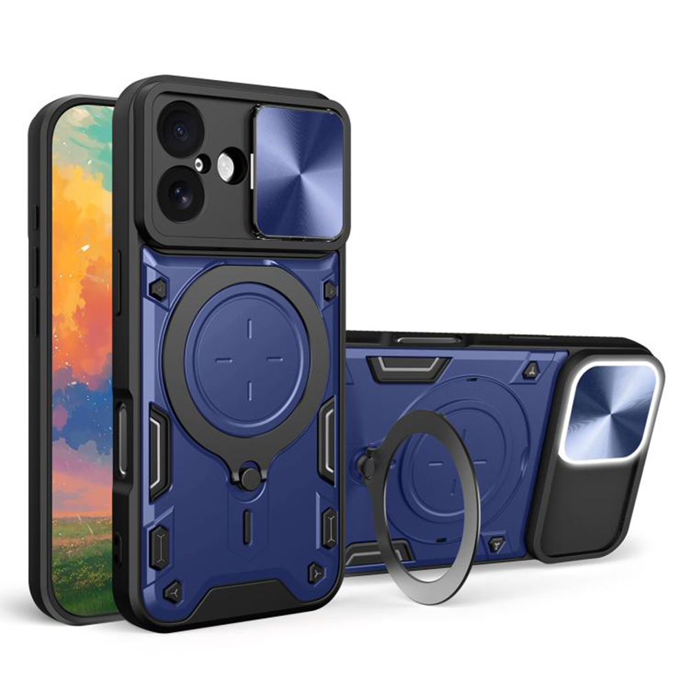 Techsuit CamGuard Pro pro iPhone 17 modrý