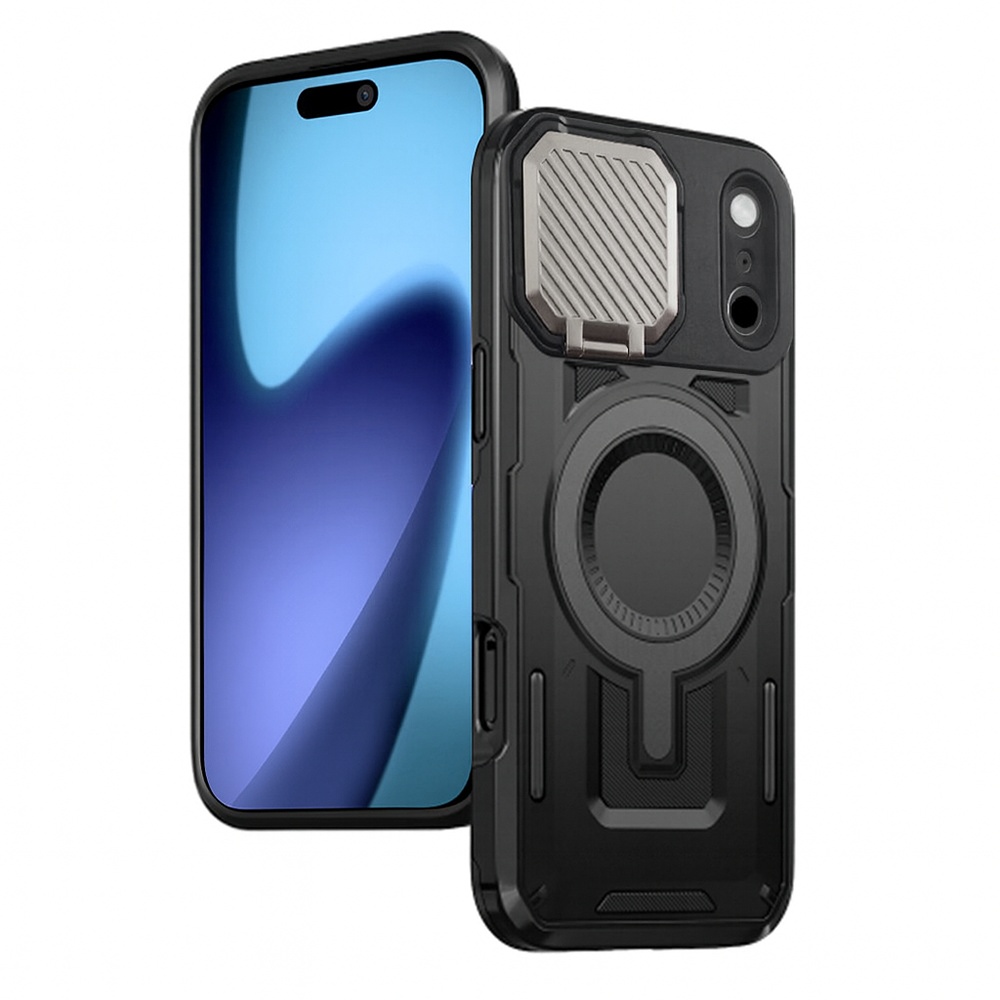 Techsuit CamVault MagSafe pro iPhone 17 Pro Max černý