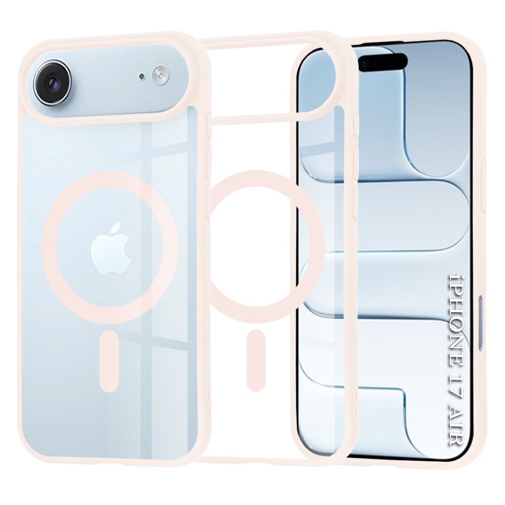 Techsuit MagSafe Pro iPhone 17 Air v růžové barvě