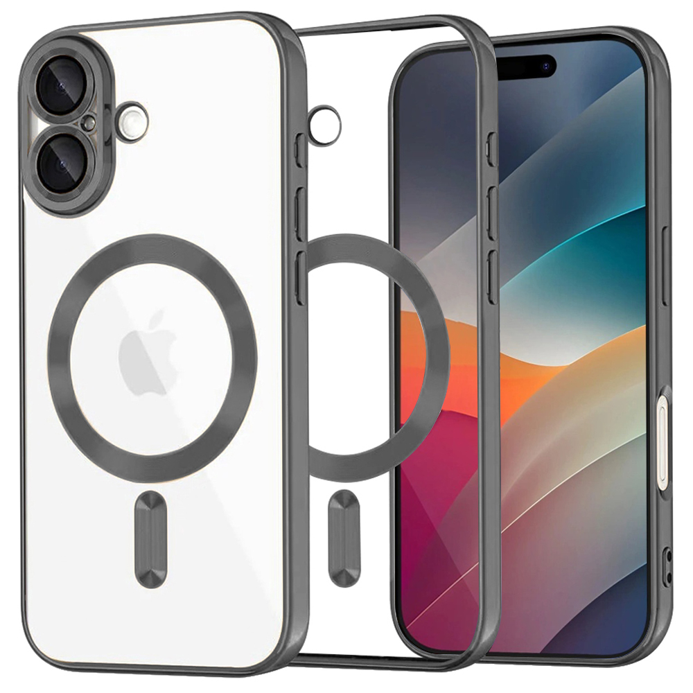 Techsuit Luxury Crystal MagSafe pro iPhone 17 černý