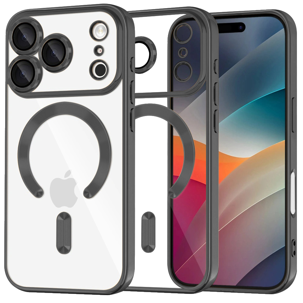 Techsuit Luxury Crystal MagSafe pro iPhone 17 Pro černý