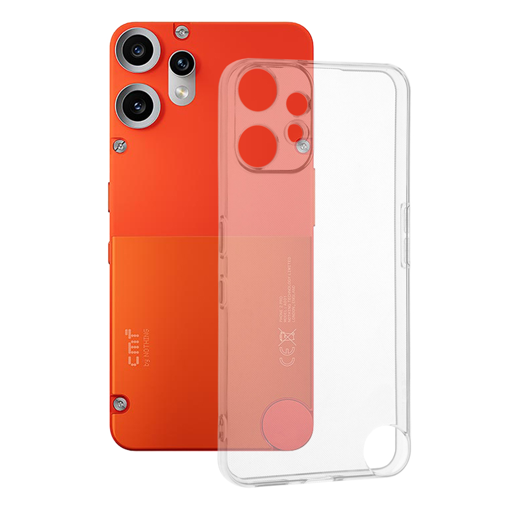 Techsuit silikonový obal Nothing CMF Phone 2 Pro průhledný