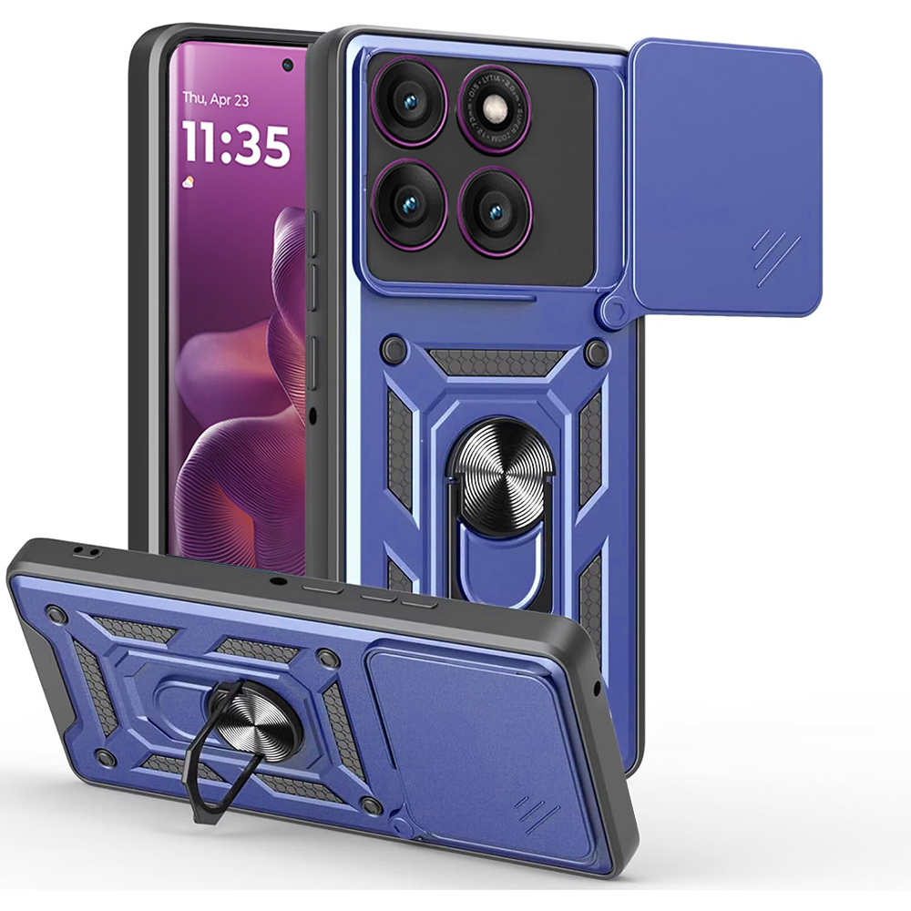 Techsuit CamShield Series pouzdro pro Motorola Edge 60 Pro modré