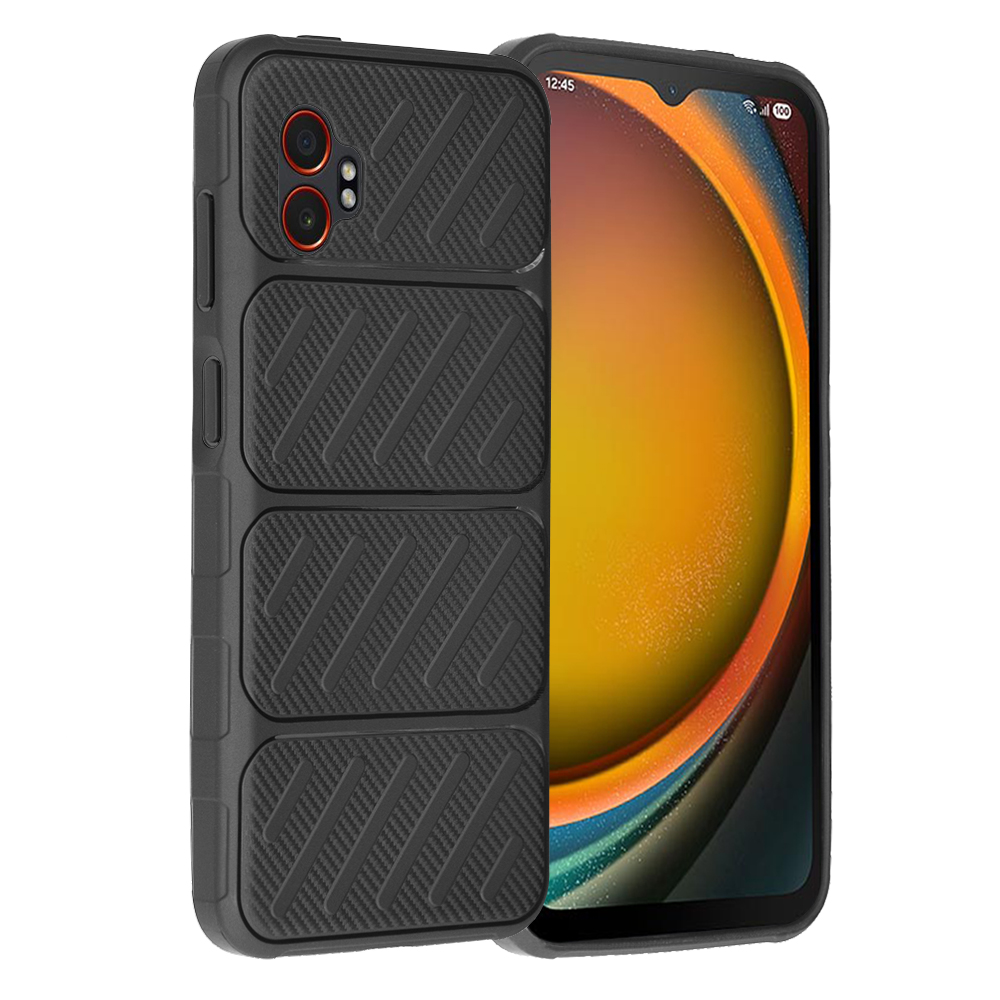 Techsuit CarbonFiber pro Samsung Galaxy Xcover7 Pro černý