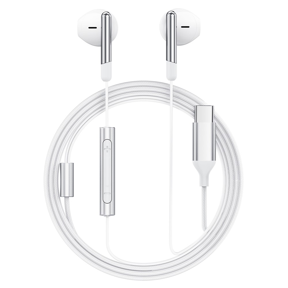 Acefast Wired Earphones L3 Type-C s mikrofonem 1.2m bílé