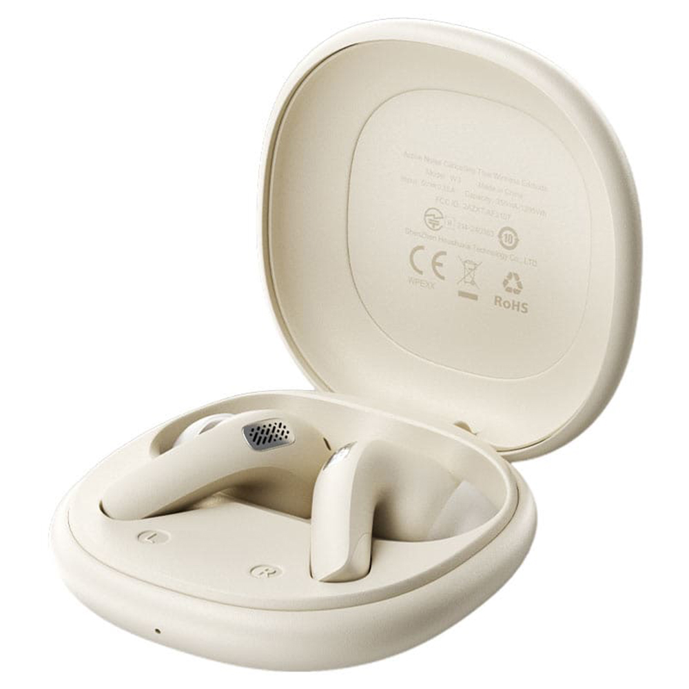 Acefast bezdrátová sluchátka W3 Bluetooth V5.4 ANC ENC IPX4 350mAh khaki
