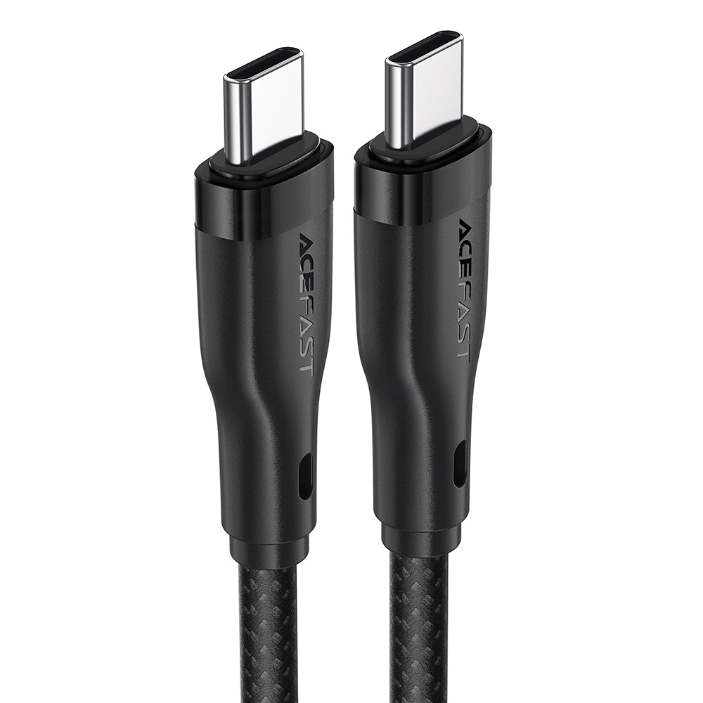 Acefast Datový kabel C8-03 Rychlé nabíjení Type-C na Type-C 1.2m černý