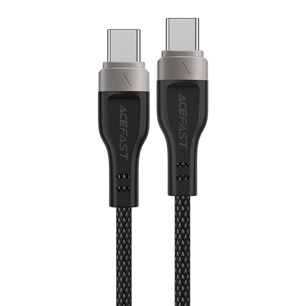 Acefast Data Cable C11-03 magnetický navíjecí rychlonabíjecí Type-C 1.2m černý