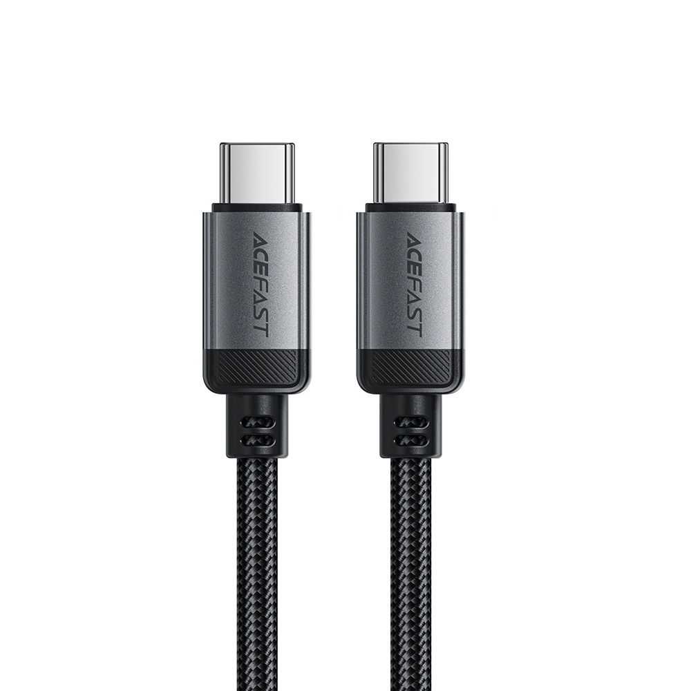 Acefast Data Cable C20-03 USB-C na Type-C 60W 3A rychlé nabíjení černý