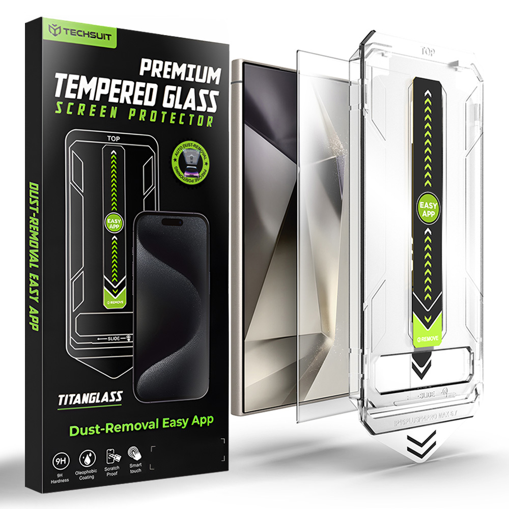Techsuit TitanGlass CrystalHD pro Samsung Galaxy S24 Ultra čirý