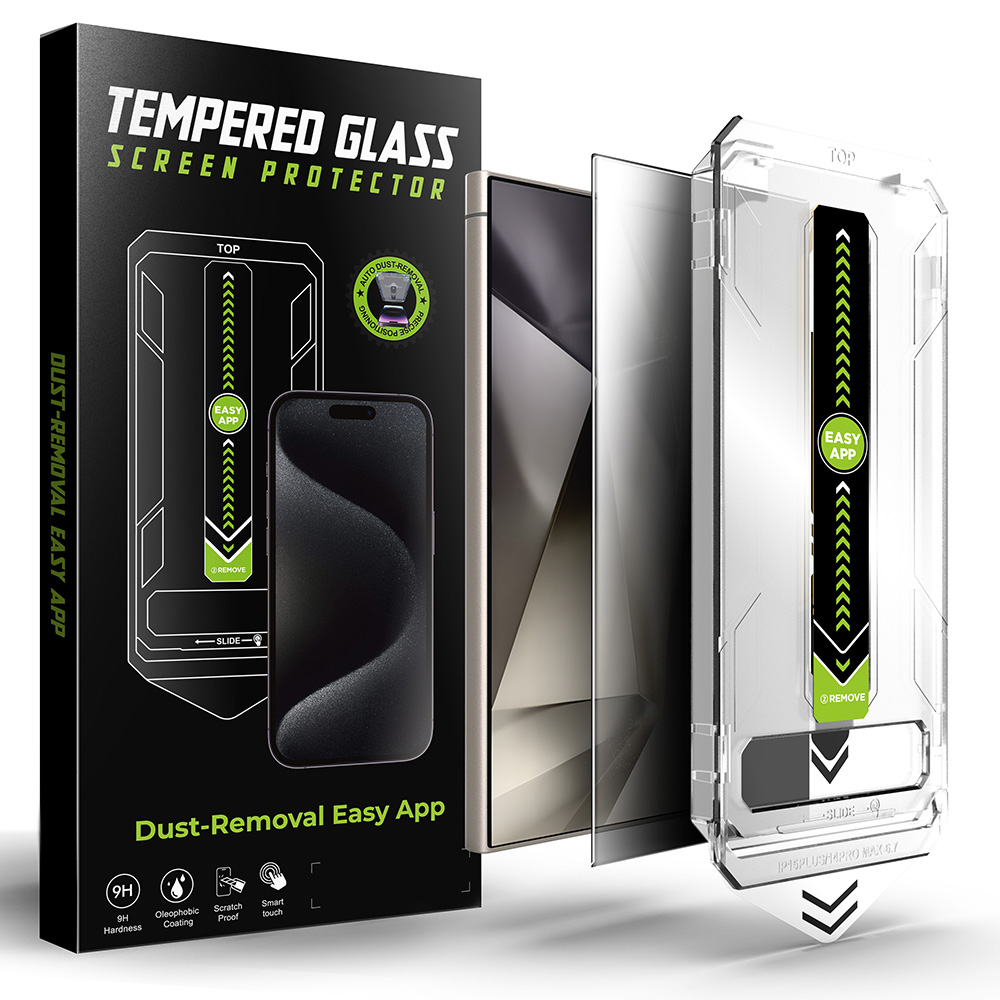 Techsuit TitanGlass CrystalHD pro Samsung Galaxy S24 Ultra Privacy