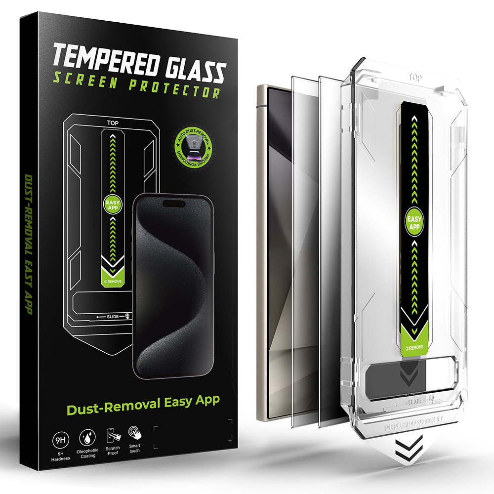 Techsuit TitanGlass CrystalHD (2 ks) Samsung Galaxy S24 Ultra Privacy