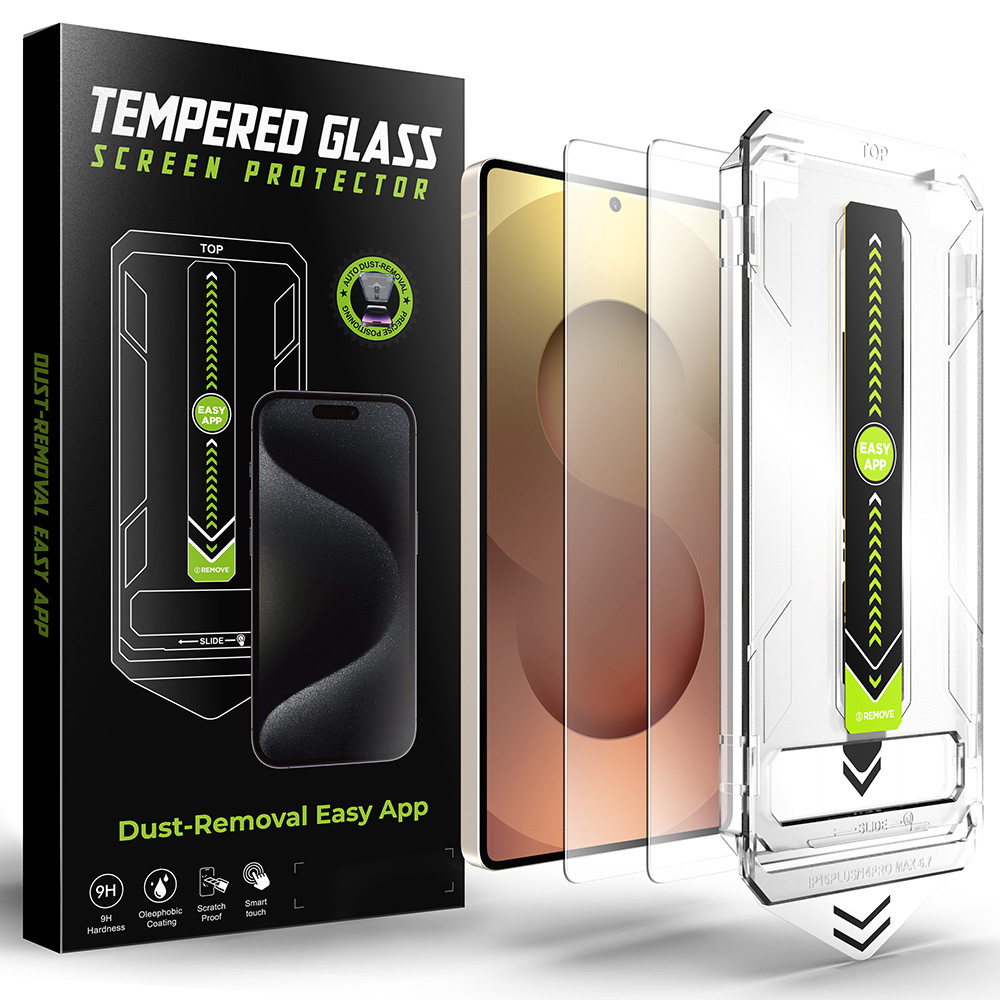 Techsuit TitanGlass CrystalHD (2 ks) Samsung Galaxy S25 Ultra průhledný