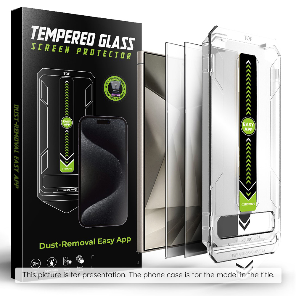 Techsuit TitanGlass CrystalHD (2 ks) Samsung Galaxy S25 S24 soukromí
