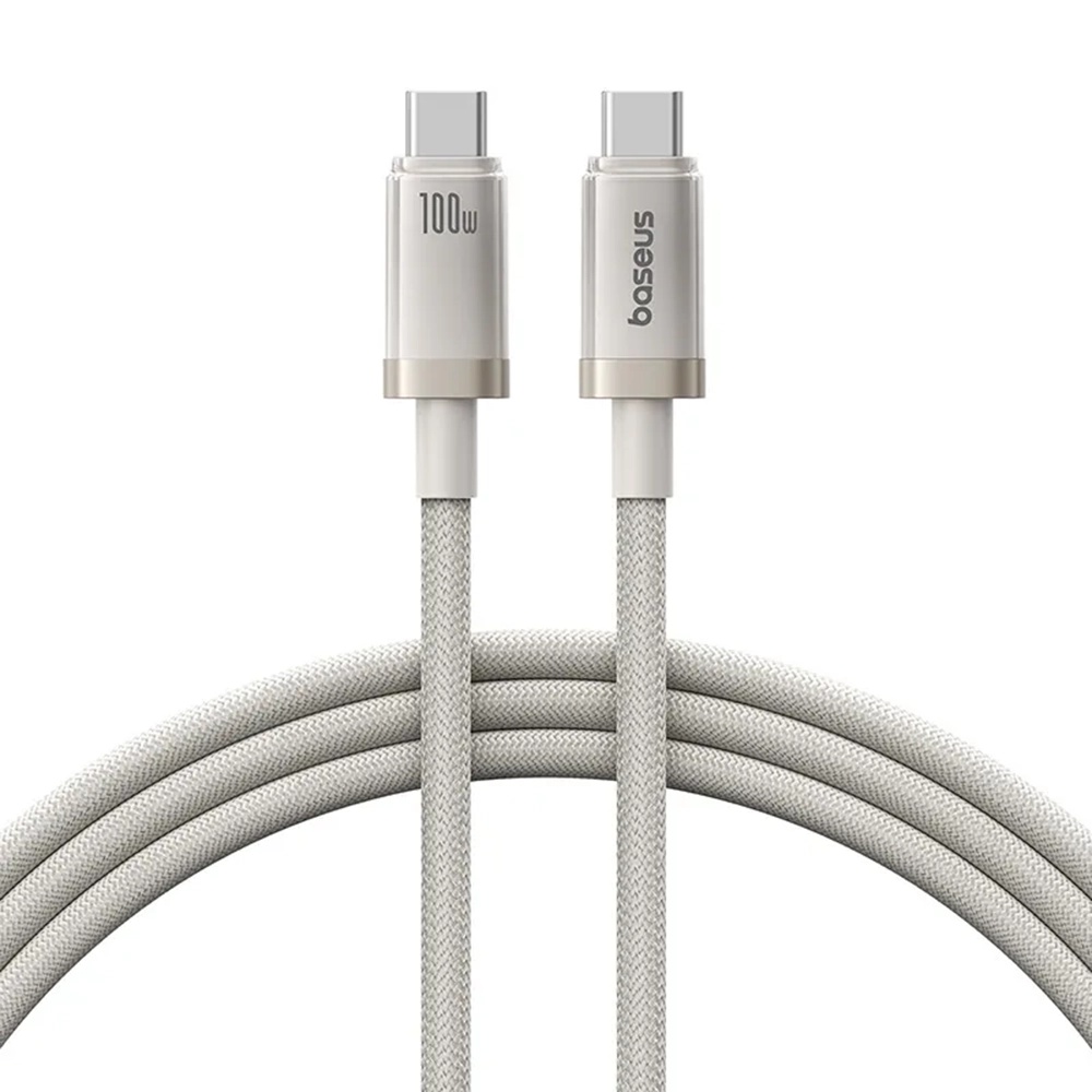 Baseus Data Cable Titanium Type-C Rychlé nabíjení PD100W 1m Zlatá Galaxy