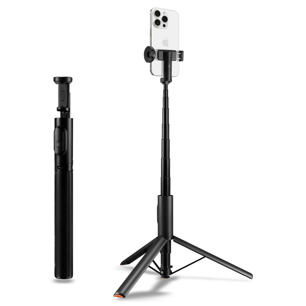 Spigen Selfie Stick S541W s dálkovým ovládáním stativ stabilní černý