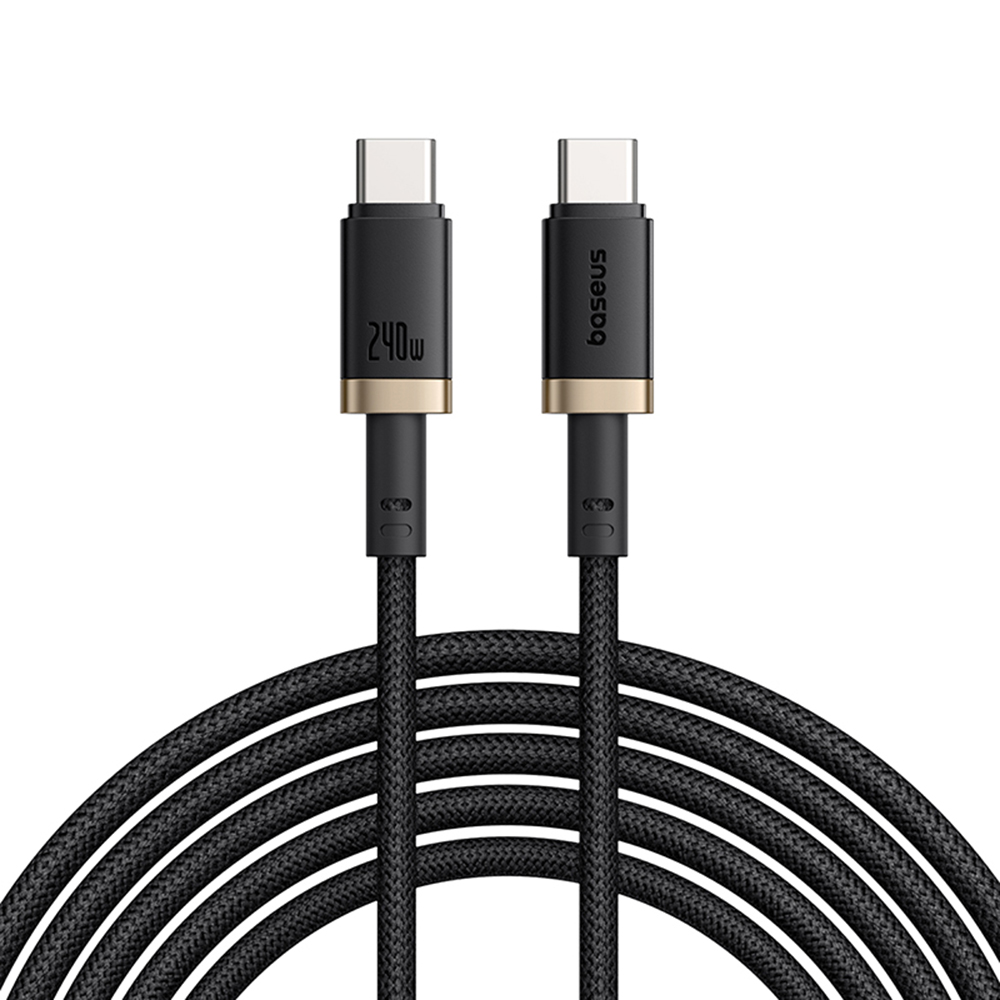 Baseus kabel Dura Series pro MacBook rychlonabíjení Type-C 1m zlatá černá