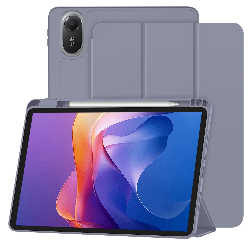 Techsuit Flex Trifold s držákem na tužku pro Xiaomi Redmi Pad 2 fialová
