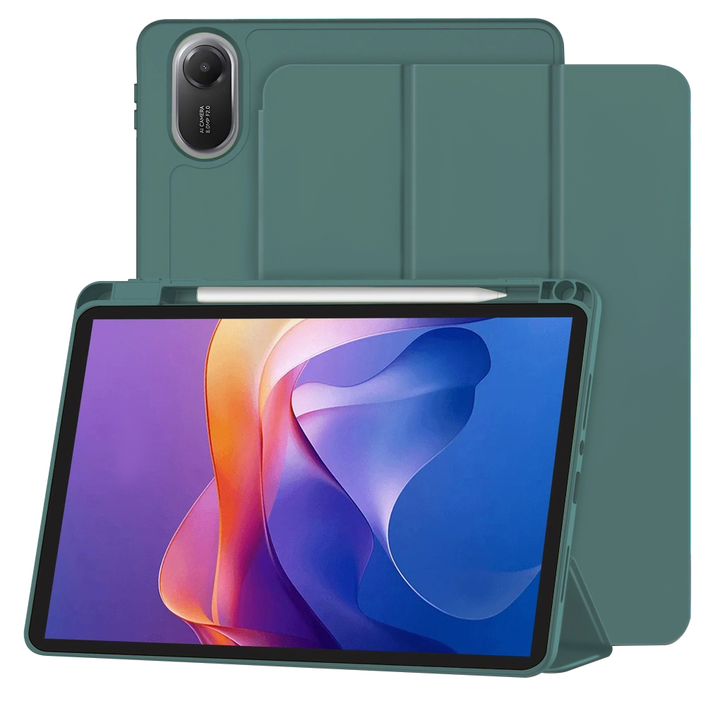 Techsuit Flex Trifold s držákem na tužku pro Xiaomi Redmi Pad 2 zelená