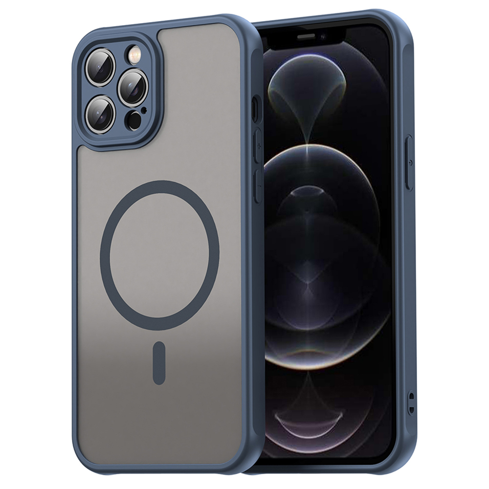 Pouzdro Techsuit HaloFrost II MagSafe iPhone 12 Pro Max námořnická modrá