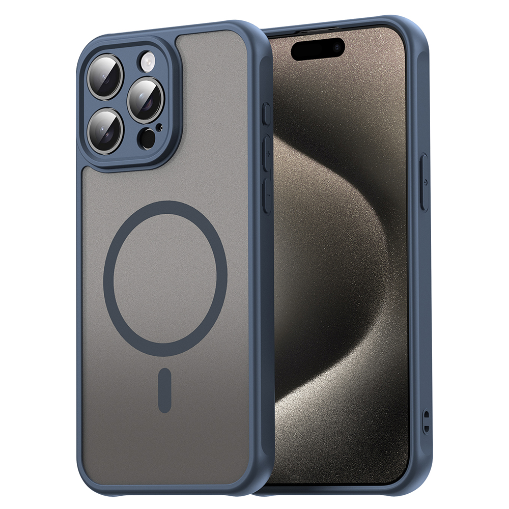 Techsuit HaloFrost II MagSafe pro iPhone 15 Pro námořnická modrá