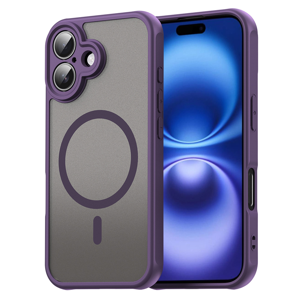 Techsuit HaloFrost II MagSafe pro iPhone 16 fialová