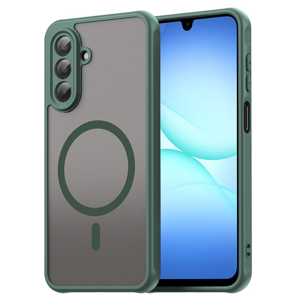 Techsuit HaloFrost II MagSafe pro Samsung Galaxy A17 5G A17 4G zelená